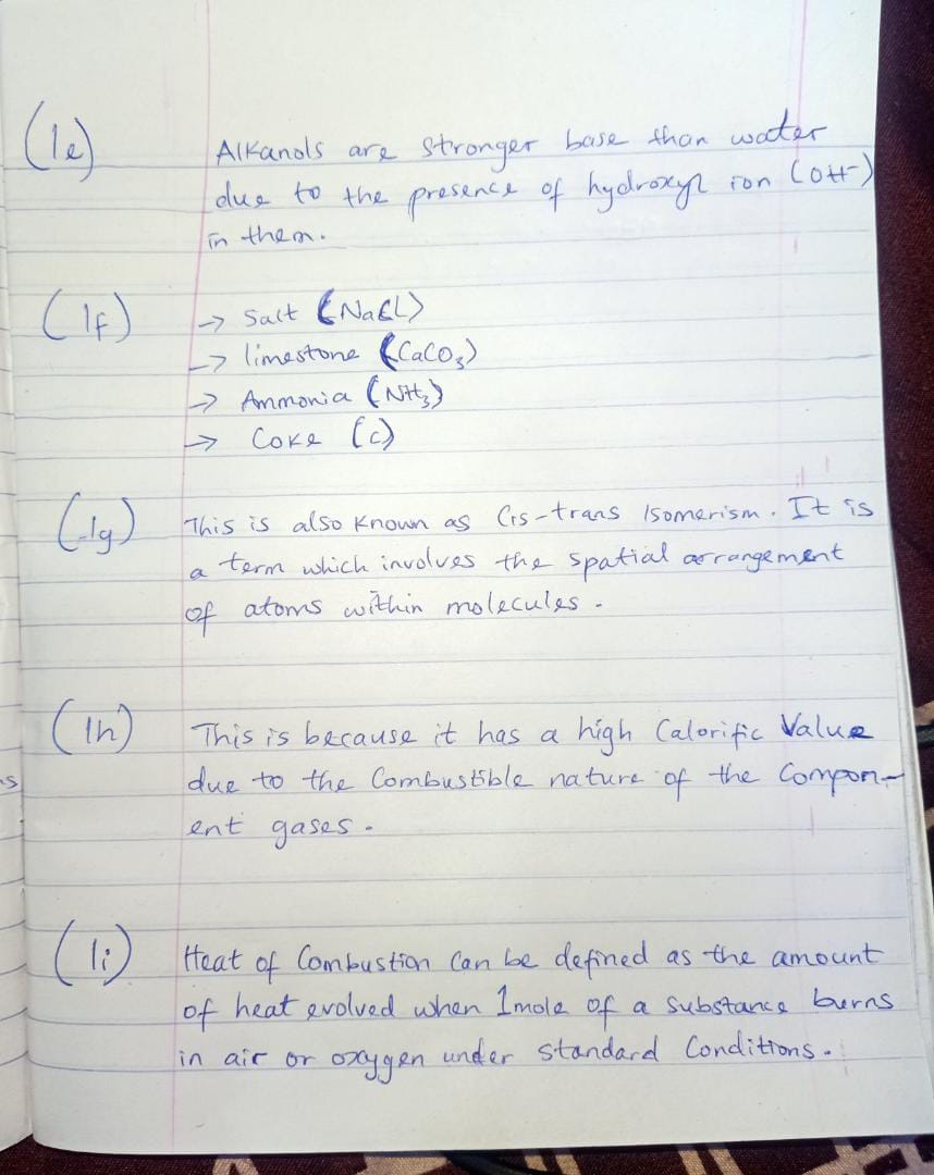 waec chemistry essay answers 2023